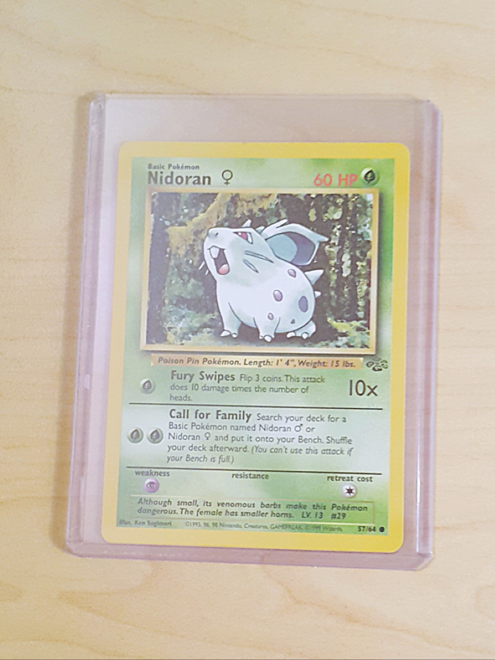MINT Nidoran♀️Pokémon TCG